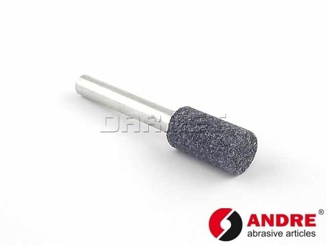 Ściernica trzpieniowa walcowa 10 x 20 x 6 mm | typ 5210 | 95A46M5VTE10 - ANDRE 550738