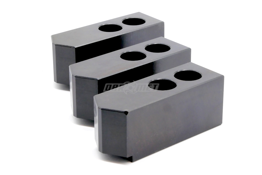 Szczęki do uchwytów tokarskich z mocowaniem mechanicznym 200 mm | SGM MVS 200-14-01 | górne | miękkie | komplet (3 szt.) - BISON-BIAL (398525045200)