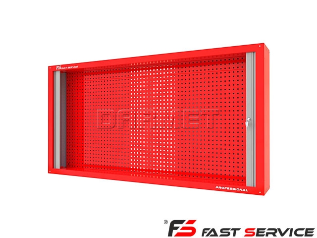 Gablota pionowa narzędziowa zamykana roletą żaluzją 100x193cm - FAST SERVICE (GB196)