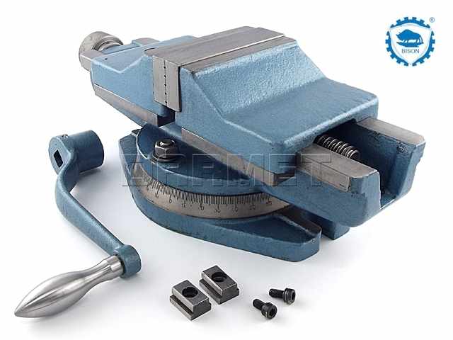 Imadło maszynowe obrotowe samocentrujące 125 mm | typ 6531-125 - BISON-BIAL 326531060400