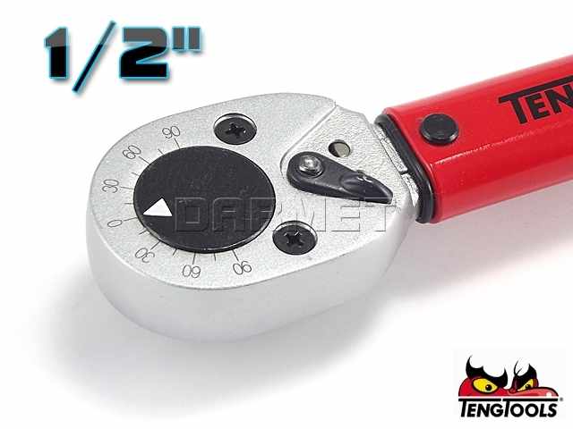 Klucz dynamometryczny 1/2" 1292AG-E4, zakres: 70-350Nm - TENGTOOLS (7319-0209)