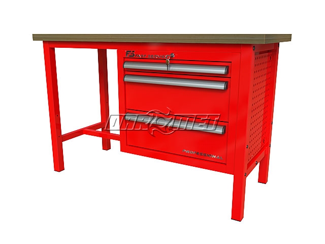 STÓŁ WARSZTATOWY Z SZAFKAMI - 1400x600 mm - FAST SERVICE (P-3-055-01)