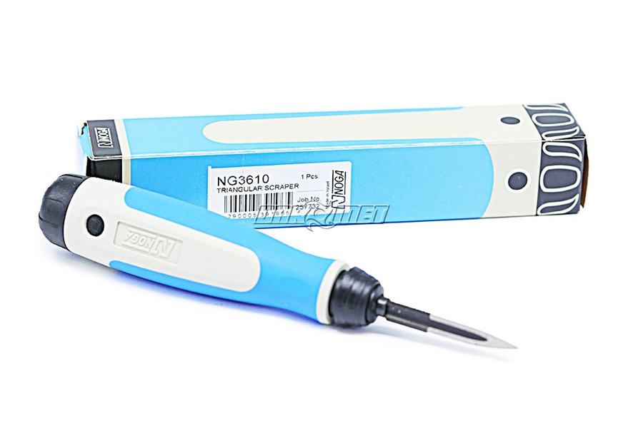 Gratownik (skrobak) z ostrzem trójkątnym | Do standardowej obróbki - NOGA NG3610
