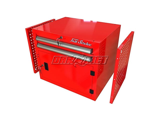 Szafka do stołu warsztatowego zamykana z szufladą i drzwiczkami - FAST SERVICE (P-1-07-01)