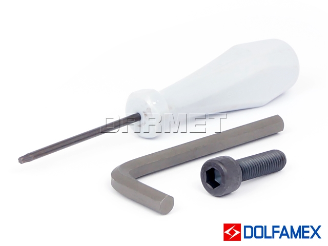 Frez składany nasadzany 63 mm walcowo-czołowy | 6-ostrzowy - 220.699 - 063 - DOLFAMEX