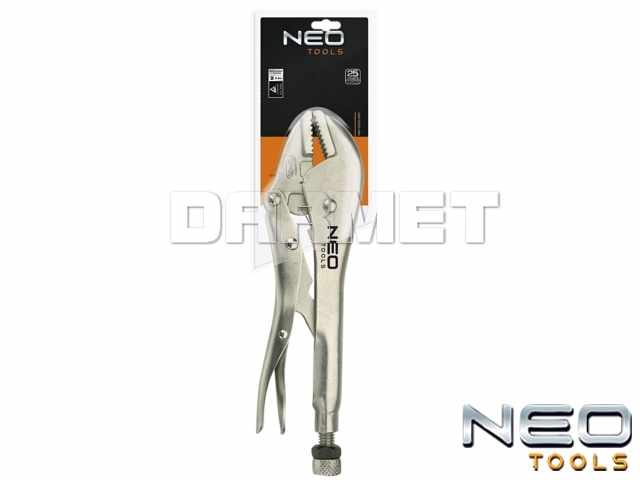 Szczypce zaciskowe uniwersalne, szczęki proste, długość: 250MM - NEO TOOLS (01-217)