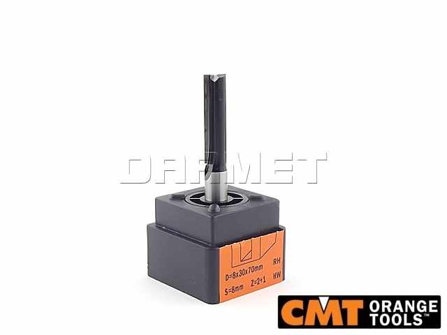 Frez prosty wiercący, 8 x 30 x 12 mm - CMT (174.122.11)