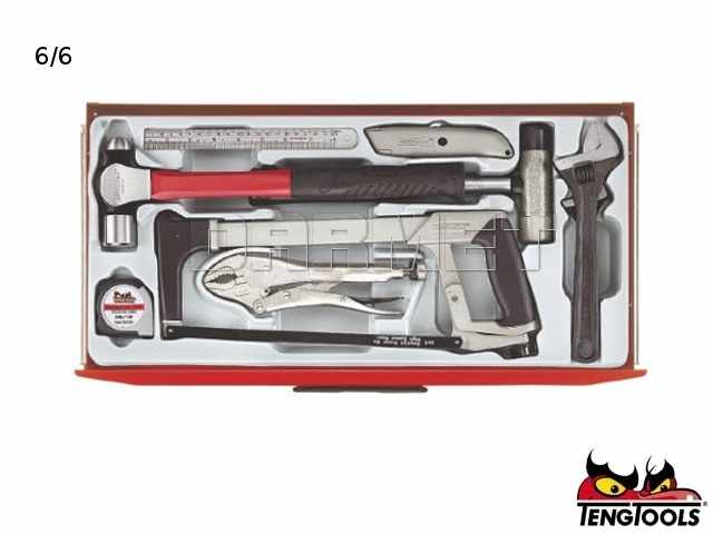 Zestaw narzędzi TCMM 1001N - 1001 elementów - TENGTOOLS (12239-0107)