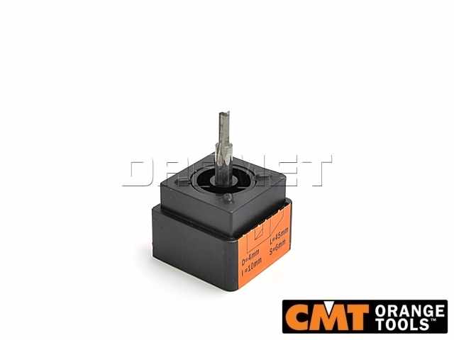 Frez prosty HM do drewna, średnica 4 mm, długość robocza 10 mm - CMT (711.040.11)