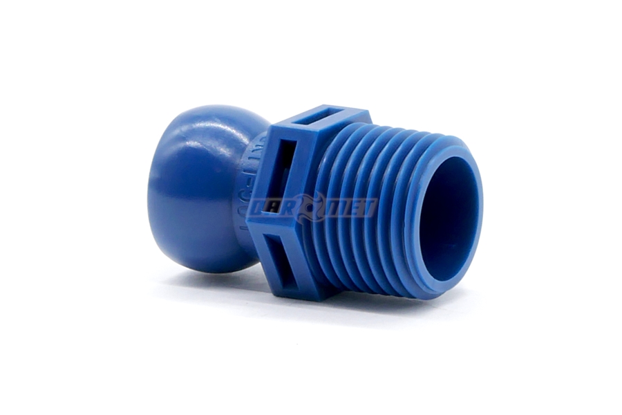 4 segmenty z gwintem zewnętrznym BSPT 1/2", system 1/2" - LOC-LINE (51827)