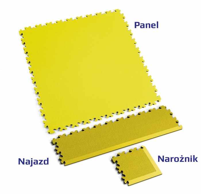 Podłoga Fortelock Industry 2020 - wzór skóra (Skin Yellow)