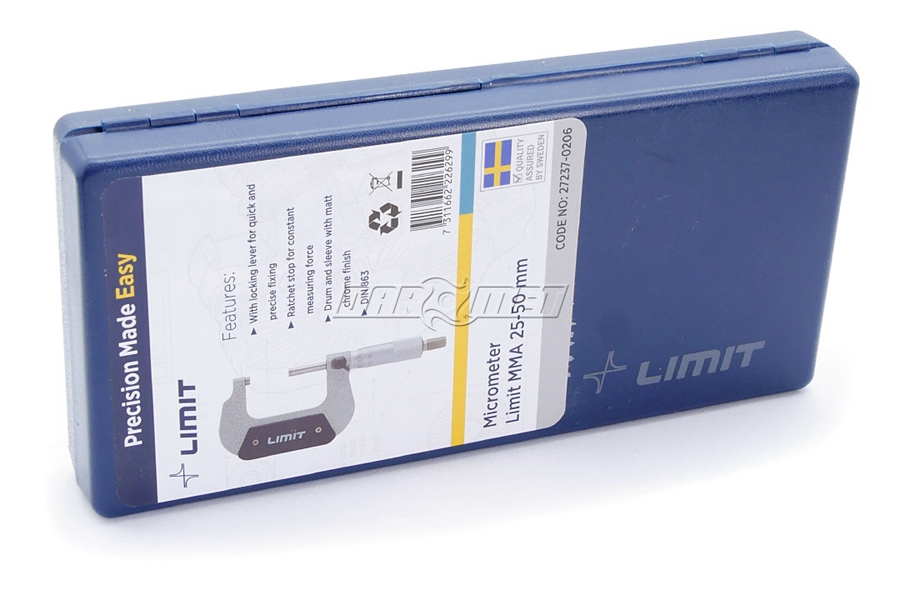 Mikrometr zewnętrzny 25 - 50 mm MMA | analogowy - Limit 272370206