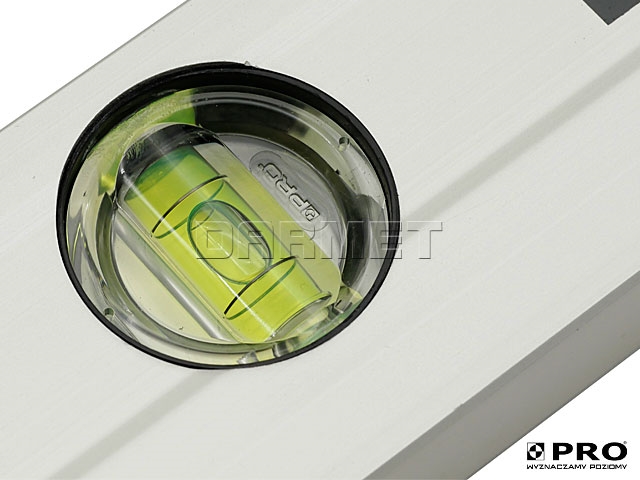 Poziomica 60CM ze wskaźnikami poziomu i pionu PRO800 ENDURANCE PLUS SZARA - PRO (3-01-01-B2-060)