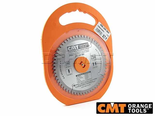 Piła tarczowa 160 x 20 mm do aluminium i płyty laminowanej | 56 zębów - CMT (296.160.56H)