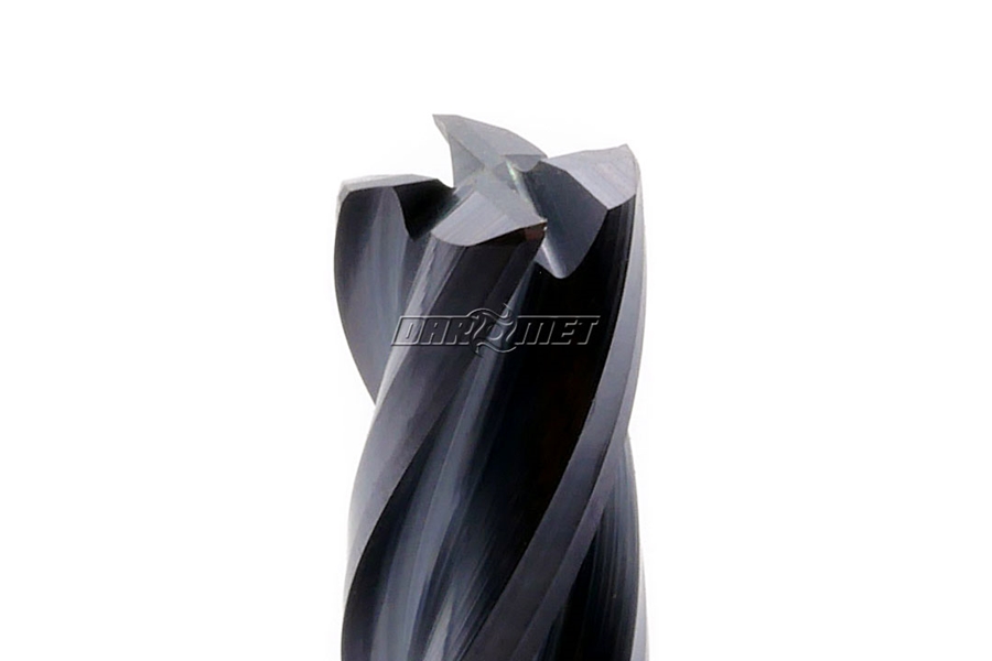 Frez 7 mm pełnowęglikowy | 4-ostrzowy | długi | DIN6527-L | VHM AlTiN - DARMET