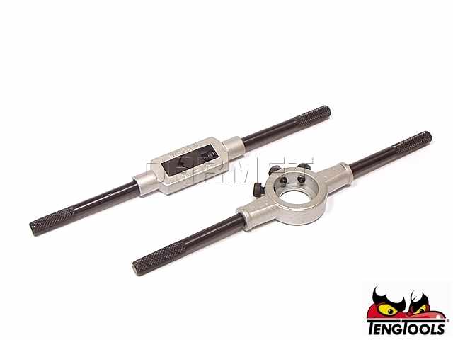 Zestaw gwintowników i narzynek, TTTD17 - 17 szt. - TENGTOOLS (6919-0106)