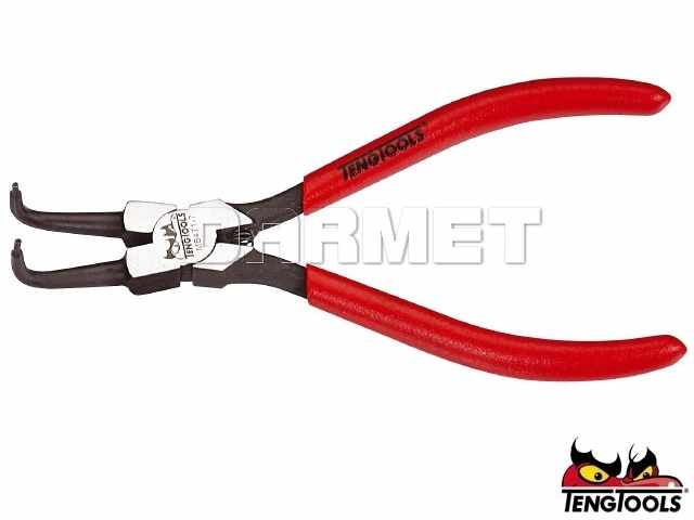 Szczypce wygięte do pierścieni osadczych wewnętrznych MB471-7, do pierścieni: 19-60MM - TENGTOOLS (3496-0203)