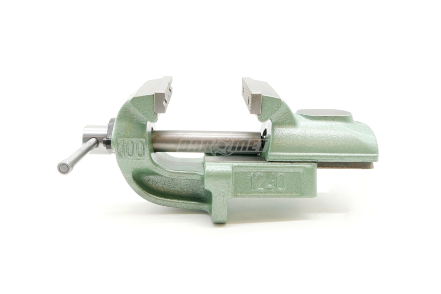 Imadło ślusarskie 100 mm z prowadzeniem pryzmowym typ 1240-100 - BISON