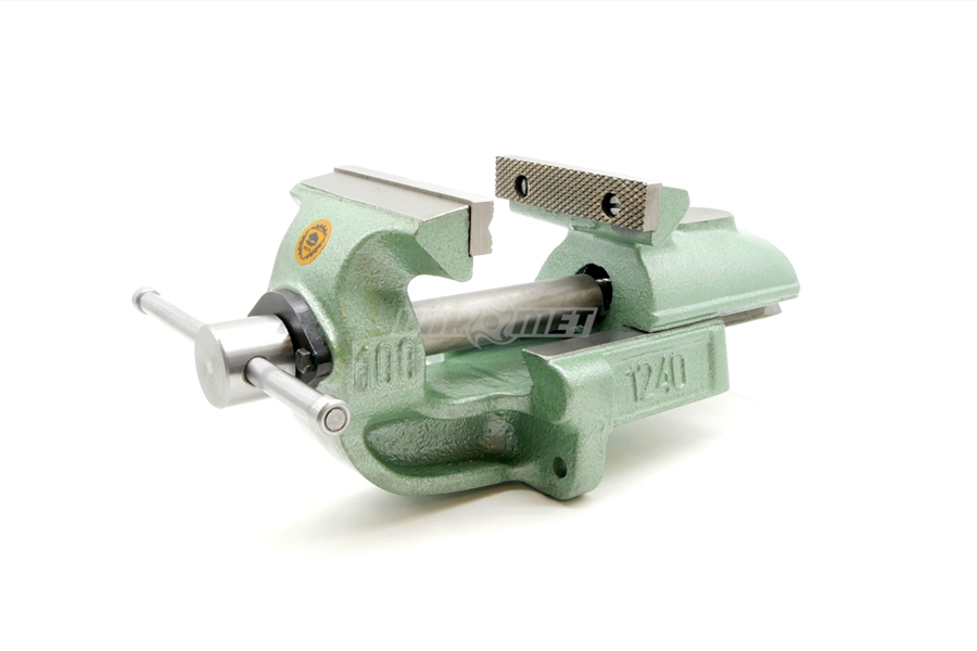 Imadło ślusarskie 100 mm z prowadzeniem pryzmowym typ 1240-100 - BISON