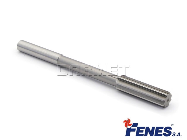 Rozwiertak maszynowy wykańczak trzpieniowy z chwytem walcowym, DIN212-C HSS - 10MM - FENES