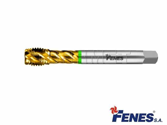 Gwintownik maszynowy do gwintu rurowego walcowego, nieprzelotowy (Rm ≤ 1200), DIN-5156 HSS-E TiN - G1/2 - FENES
