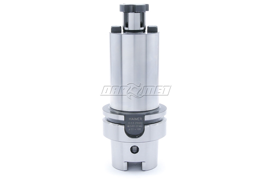 Trzpień frezarski zabierakowy 22 - 100 mm | 15000 RPM | DIN 69893-1 | HSK-A63 |- HAIMER A63.051.22.KKB
