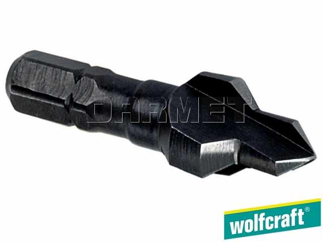 Wiertło z pogłębiaczem 90° do drewna | WS - 4-10 mm - WOLFCRAFT WF2547000