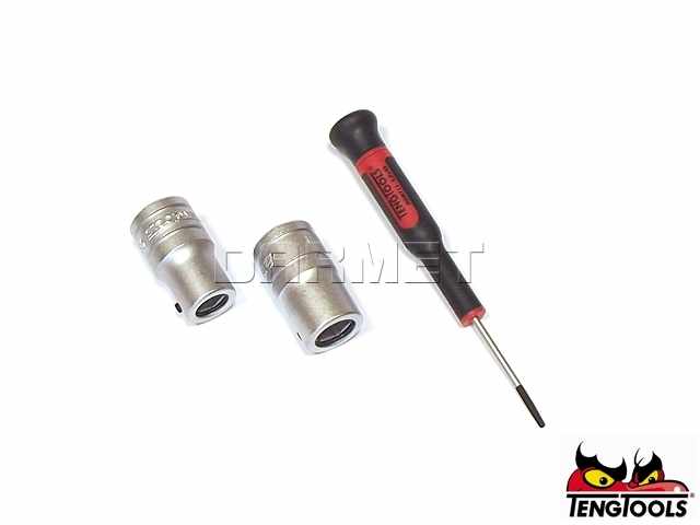 Zestaw nasadek sześciokątnych z system Torx i chwytem kwadratowym 1/2", TTTX23 - 20 szt. - TENGTOOLS (6886-0105)