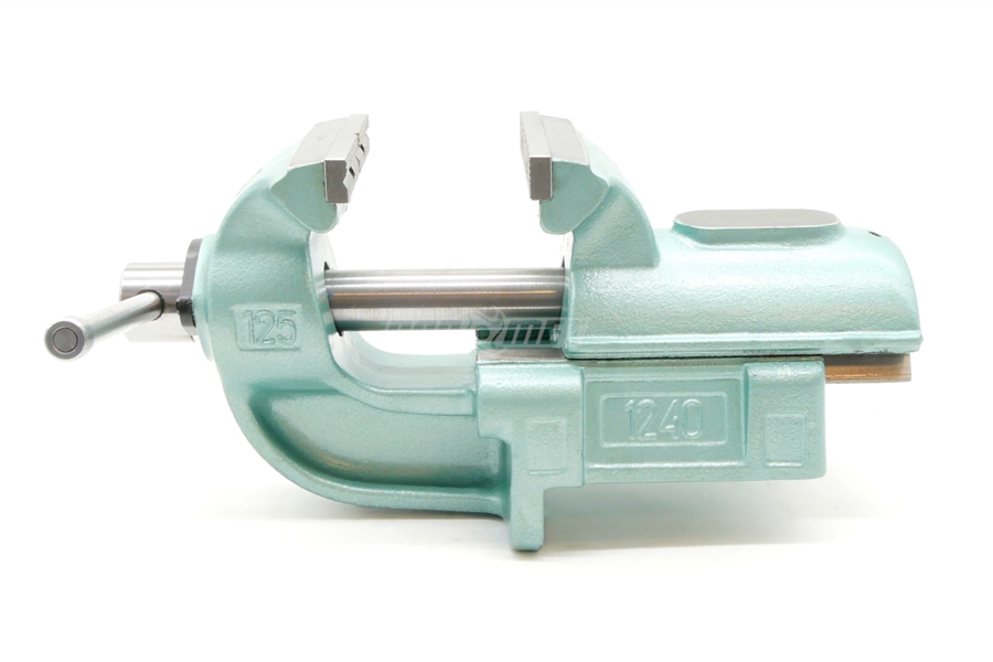 Imadło ślusarskie 125 mm z prowadzeniem pryzmowym typ 1240-125 - BISON