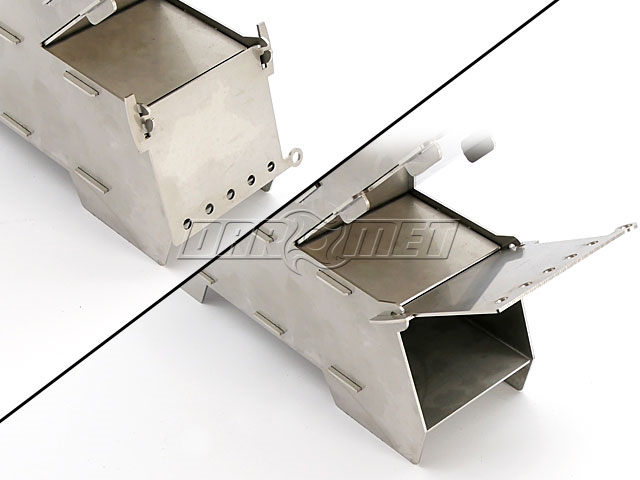 Piecyk kominek rakietowy survivalowy składana kuchenka polowa | 40 cm - DARMET