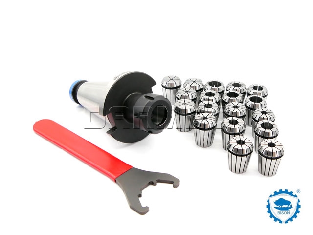 Oprawka zaciskowa do tulejek ER32 x 18 szt. - ISO40 - 60 mm | Typ 7616 KPL - komplet - ZM KOLNO 0642-176-160-801