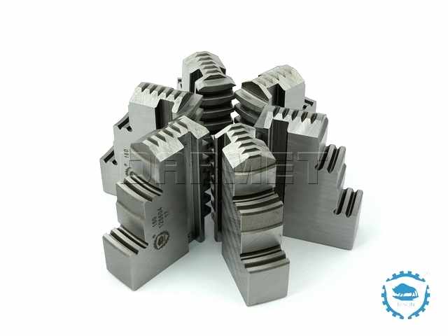 Szczęki jednolite twarde wewnętrzne (komplet) 200 mm, do uchwytów 38**, 6-szczękowe - BISON-BIAL (398540140300)