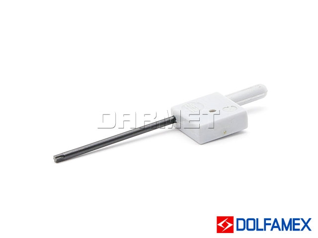 Frez składany trzpieniowy 2-ostrzowy do fazowania z kątem przystawienia 45° 217.495 - 1612.3 - DOLFAMEX