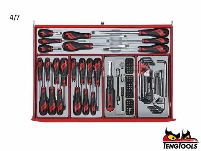 Zestaw narzędzi TCMM277SV - 277 elementów - TENGTOOLS (16784-0107)