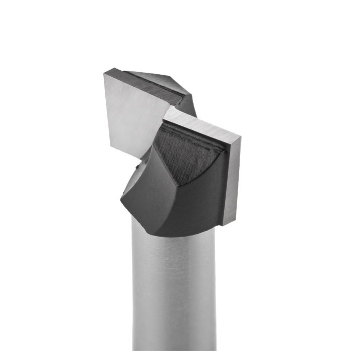 Frez prosty do drewna dwupłytkowy CNC PREMIUM | Z ostrzem wiercącym | Śr. robocza 34 mm | Dł. robocza 20 mm - GLOBUS (FT907-3412-0001)