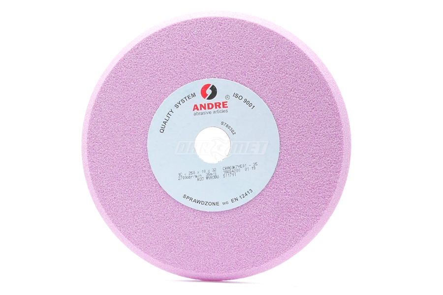 Kamień szlifierski 250 x 10 x 32 mm do ostrzenia pił | ściernica płaska profilowana | typ 1C | CRA60K7VE01 - ANDRE 511711