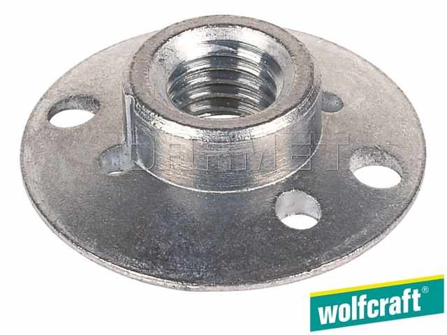 Nakrętka kołnierzowa do szlifierek kątowych, gwint: M14 - WOLFCRAFT WF2456000