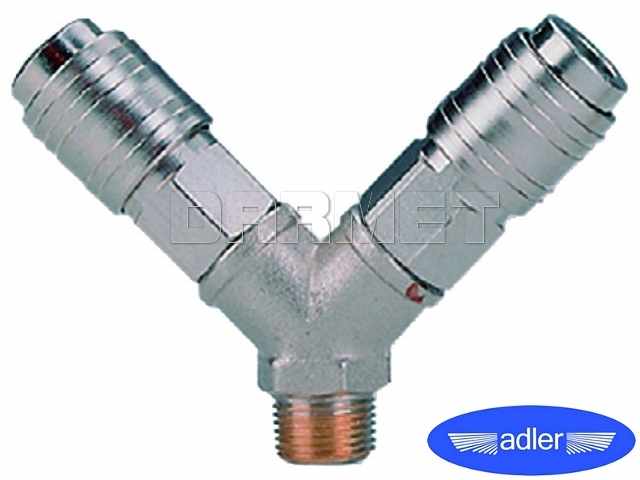 Dwójnik z gwintem zewnętrznym 1/2" - ADLER (0134.5)