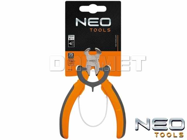 Szczypce precyzyjne czołowe, długość: 115MM - NEO TOOLS (01-101)