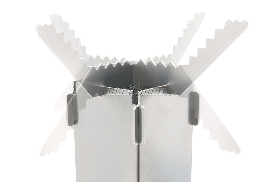 Mini piecyk kominek rakietowy survivalowy | kuchenka turystyczna do bushcraftu | z pokrowcem - DARMET