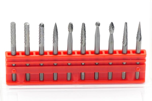 Zestaw pilników obrotowych do metalu HP-3 z węglika | niepowlekane | fi 3 mm | chwyt 3 mm - KARNASCH 114904U