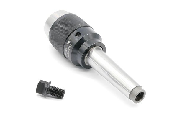 Uchwyt wiertarski bezkluczykowy samozaciskowy 1 - 13MM | zintegrowany z trzpieniem | gwint | płetwa wkręcana w zestawie - Morse MK3 - DARMET