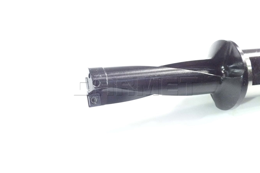 Wiertło składane 18 mm 3xD na płytki wieloostrzowe SOLT | chwyt walcowy 25 mm | chłodzenie wewnętrzne - PAFANA (SD-18-3D-W25-SOLT06)