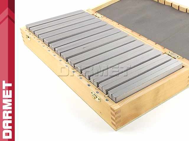 Bloczki równoległościenne | podkładki frezarskie 150 x 10 mm | zestaw 14 par |  PF 150/10 - 14/50x14 PB150-1