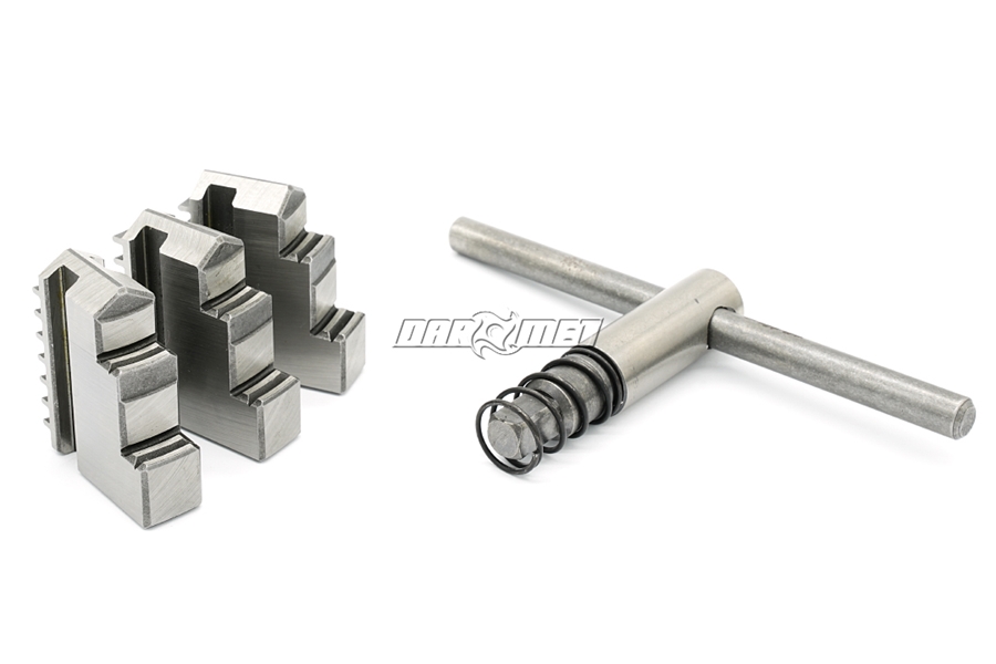 Uchwyt tokarski samocentrujący, żeliwny, 3 - szczękowy | 125 mm | chwyt Morse MK3 łożyskowany (DM-MW3-D125)