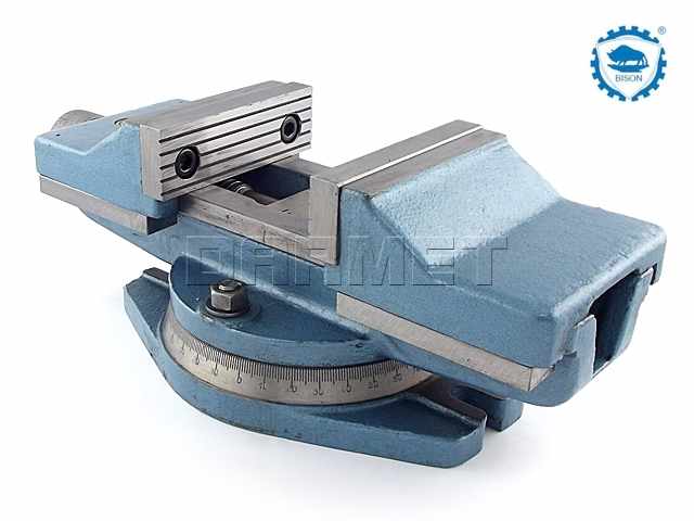 Imadło maszynowe obrotowe samocentrujące 125 mm | typ 6531-125 - BISON-BIAL 326531060400