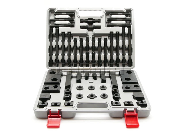 Płytki dociskowe | zestaw 58 elementów mocujących M16/18 mm