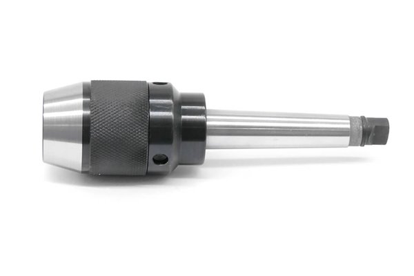 Uchwyt wiertarski bezkluczykowy samozaciskowy 0,5 - 10MM | zintegrowany z trzpieniem | gwint | płetwa wkręcana w zestawie - Morse MK2 - DARMET