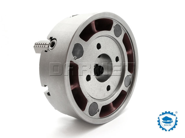 Uchwyt tokarski z niezależnym nastawieniem szczęk, żeliwny, 4 - szczękowy: 250 MM - BISON BIAL (4304-250)