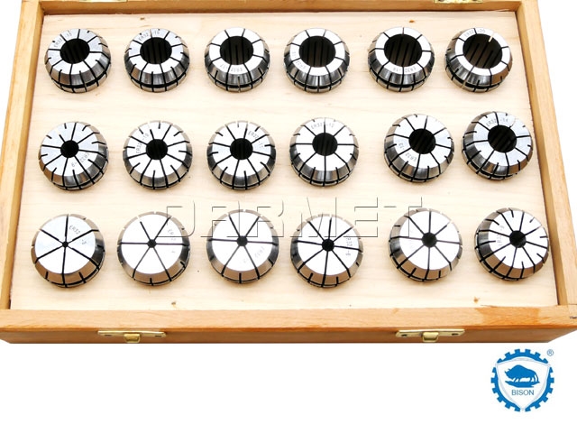 Tulejka zaciskowa ER32 | 2 - 20 mm | Zestaw 18 szt. | Typ 7618 - ZM KOLNO 0642-176-186-816